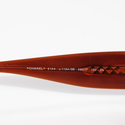 Chanel Tortoise Shell CC Sunglasses 5144 4 of 6