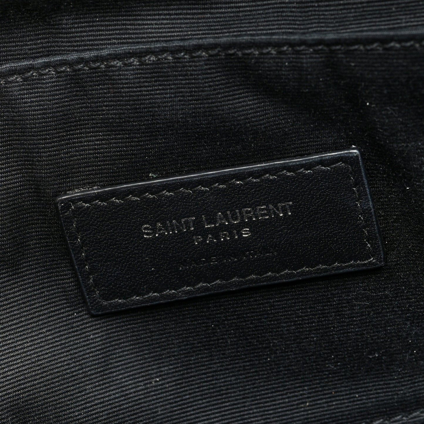 Lambskin Monogram Belt Bag Black
