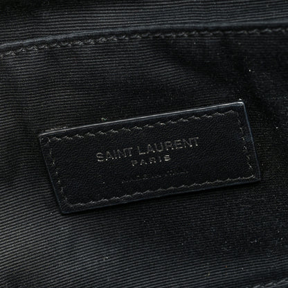 Saint Laurent Lambskin Monogram Belt Bag Black 6 of 9