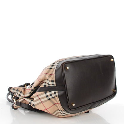 Burberry Haymarket Check Medium Golderton Tote 7 of 12