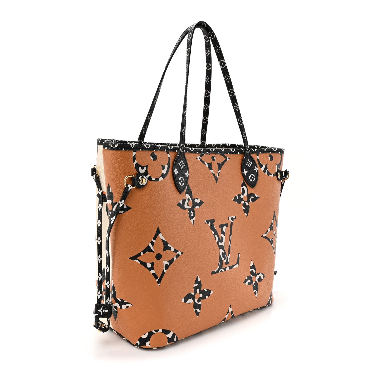 Louis Vuitton Monogram Giant Jungle Neverfull MM Ivory 4 of 12