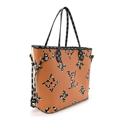 Louis Vuitton Monogram Giant Jungle Neverfull MM Ivory 4 of 12