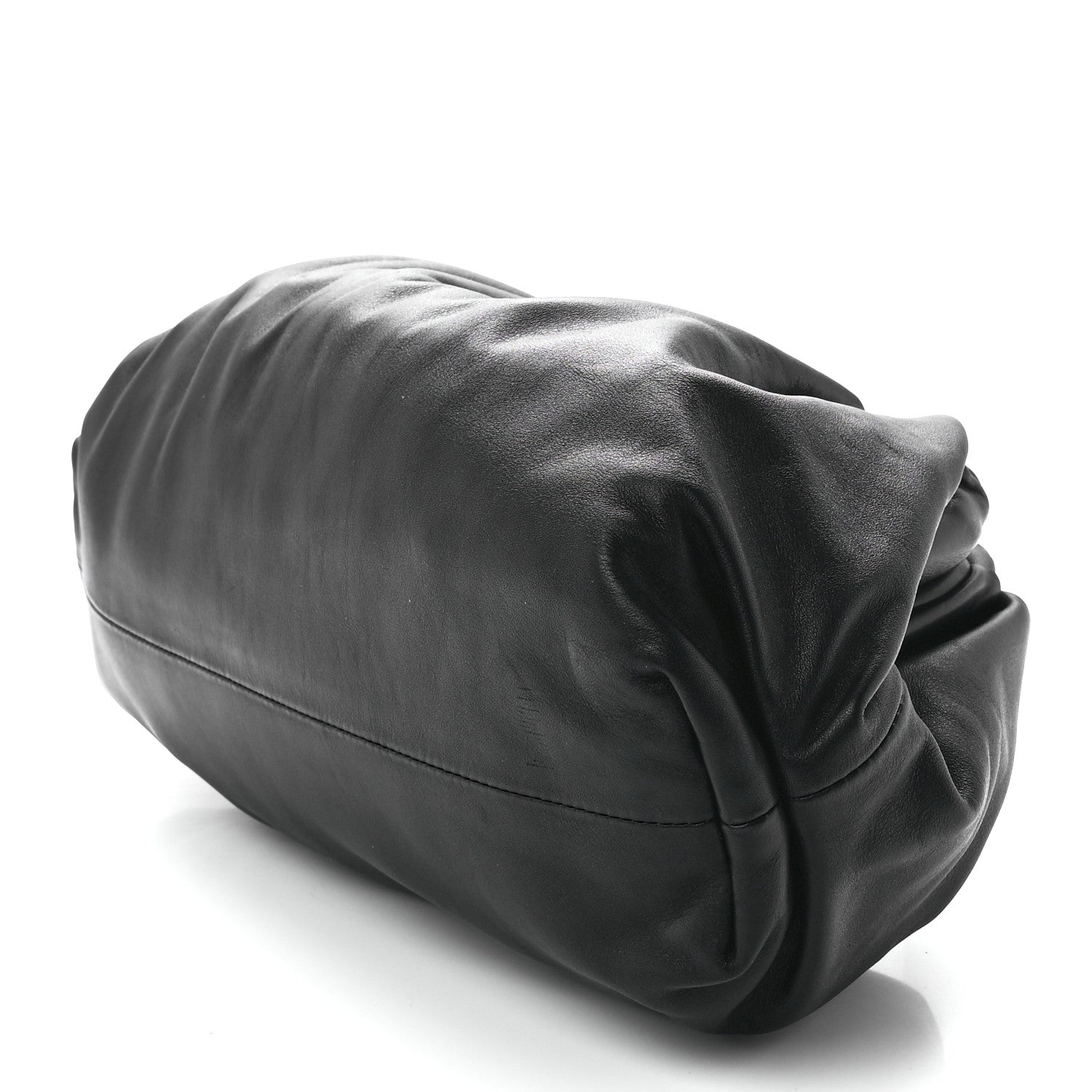 Bottega Veneta Smooth Butter Calf The Pouch Oversized Clutch Black 10 of 12