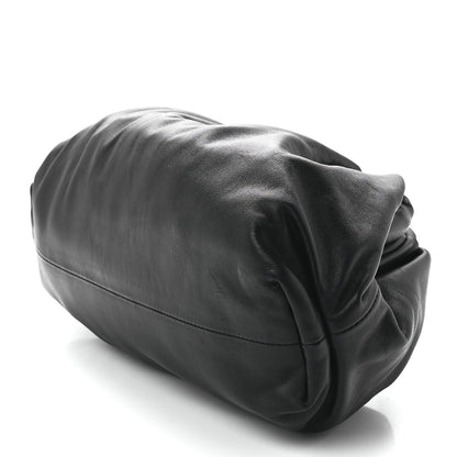 Bottega Veneta Smooth Butter Calf The Pouch Oversized Clutch Black 10 of 12
