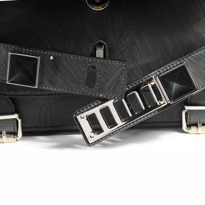 Proenza Schouler Leather PS11 Classic Shoulder Bag Chalkboard Black 9 of 15