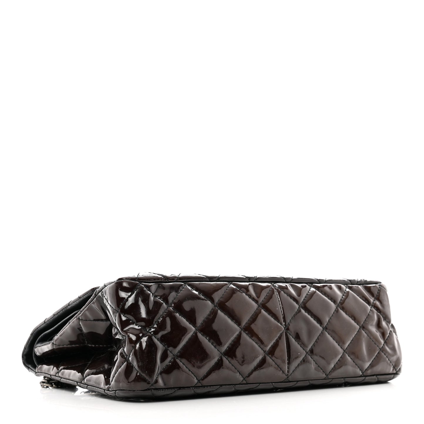 Patent Quilted 2.55 Reissue 227 Flap Brown