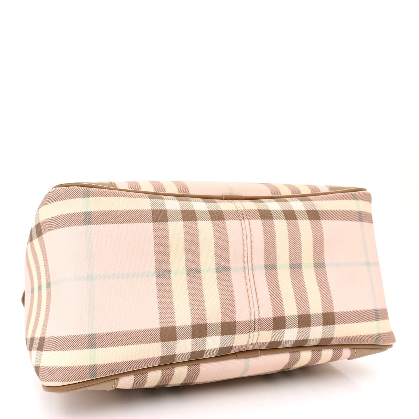 Candy Check Small Tote Pink