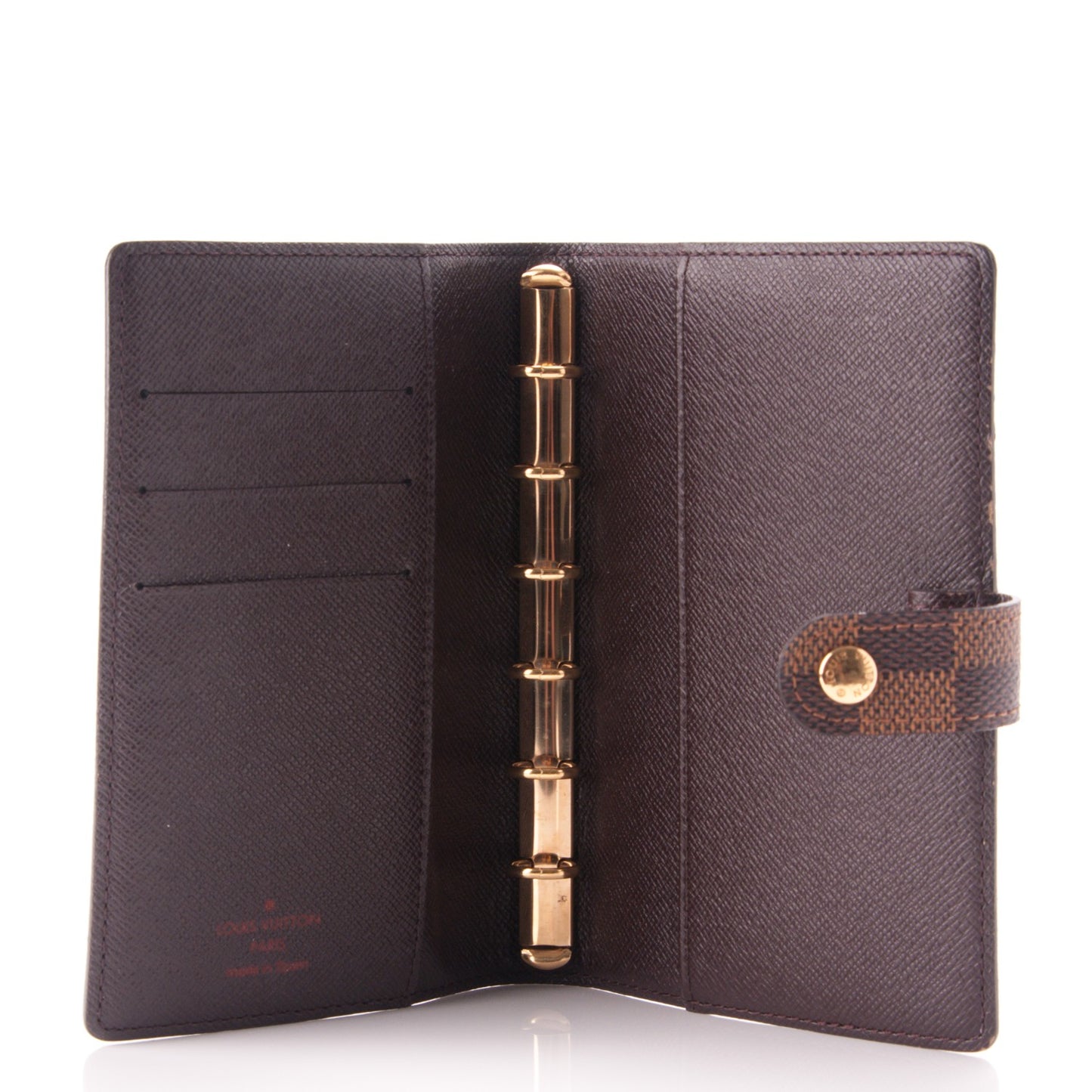 Damier Ebene Small Ring Agenda Cover