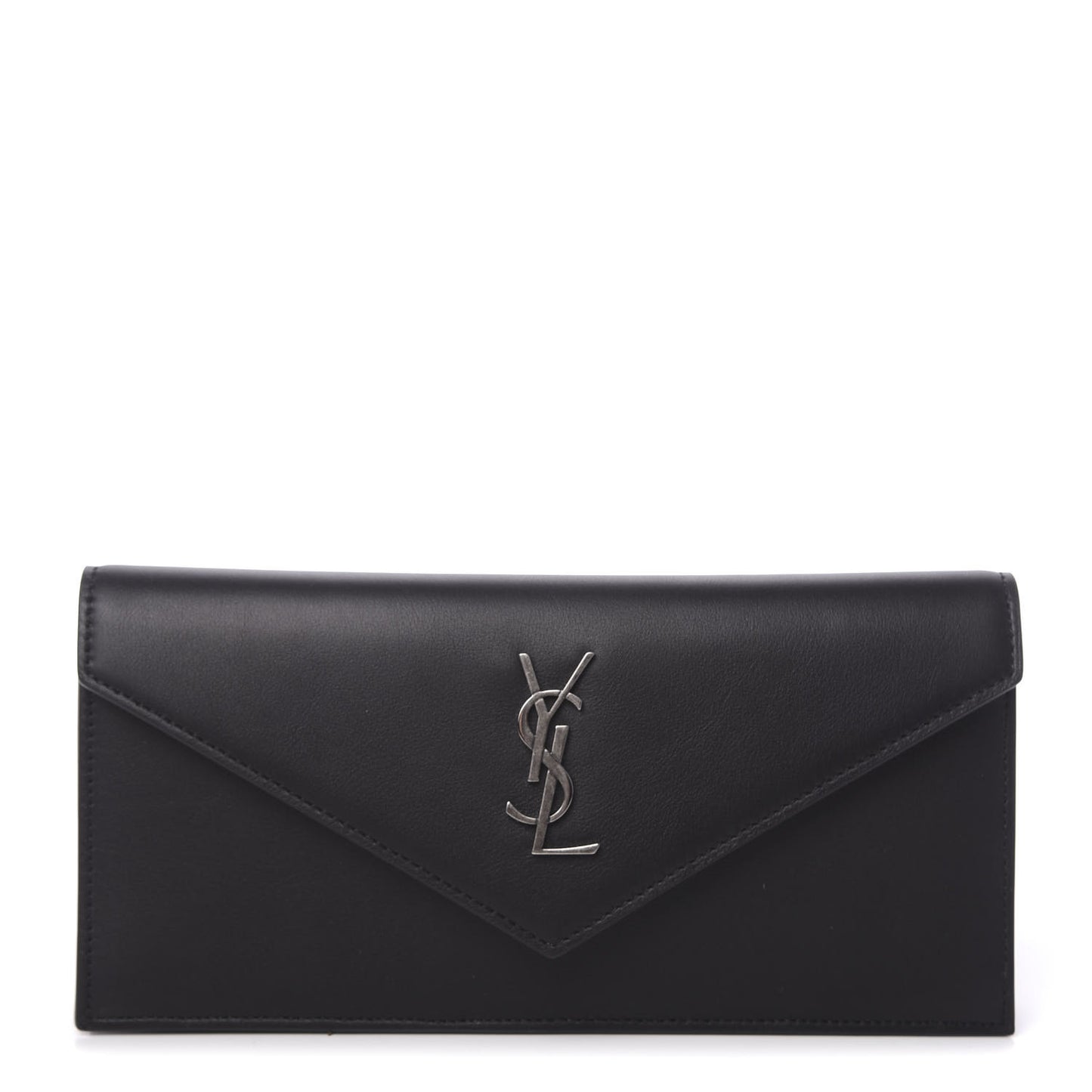 Calfskin Monogram Clutch Black