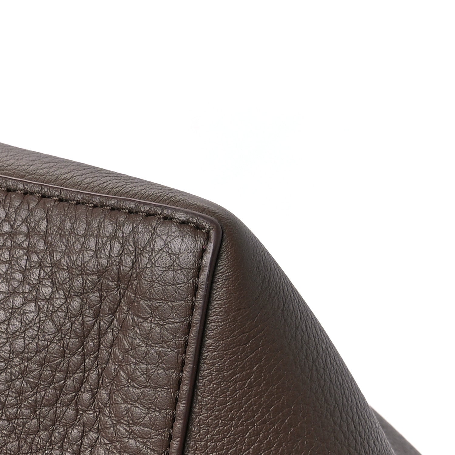 The Row Grained Calfskin Park Tote XL Dark Taupe 7 of 13