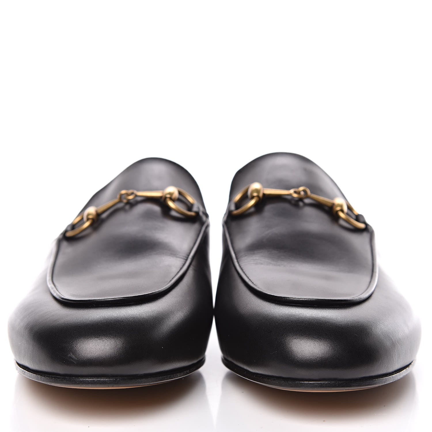 Gucci Calfskin Womens Princetown Slippers 38 Black 1 of 9