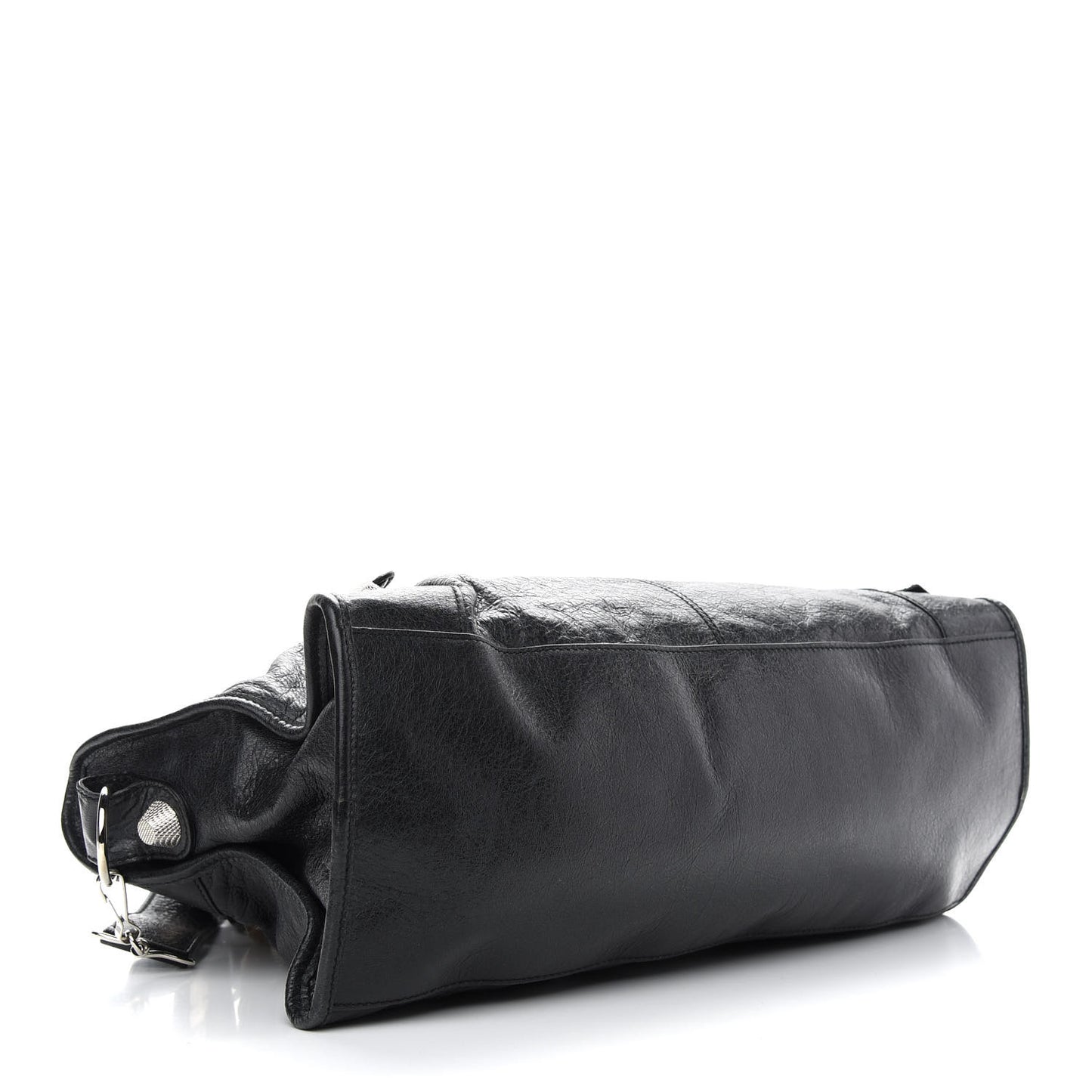 Agneau Giant 21 Silver Hardware Part Time Black