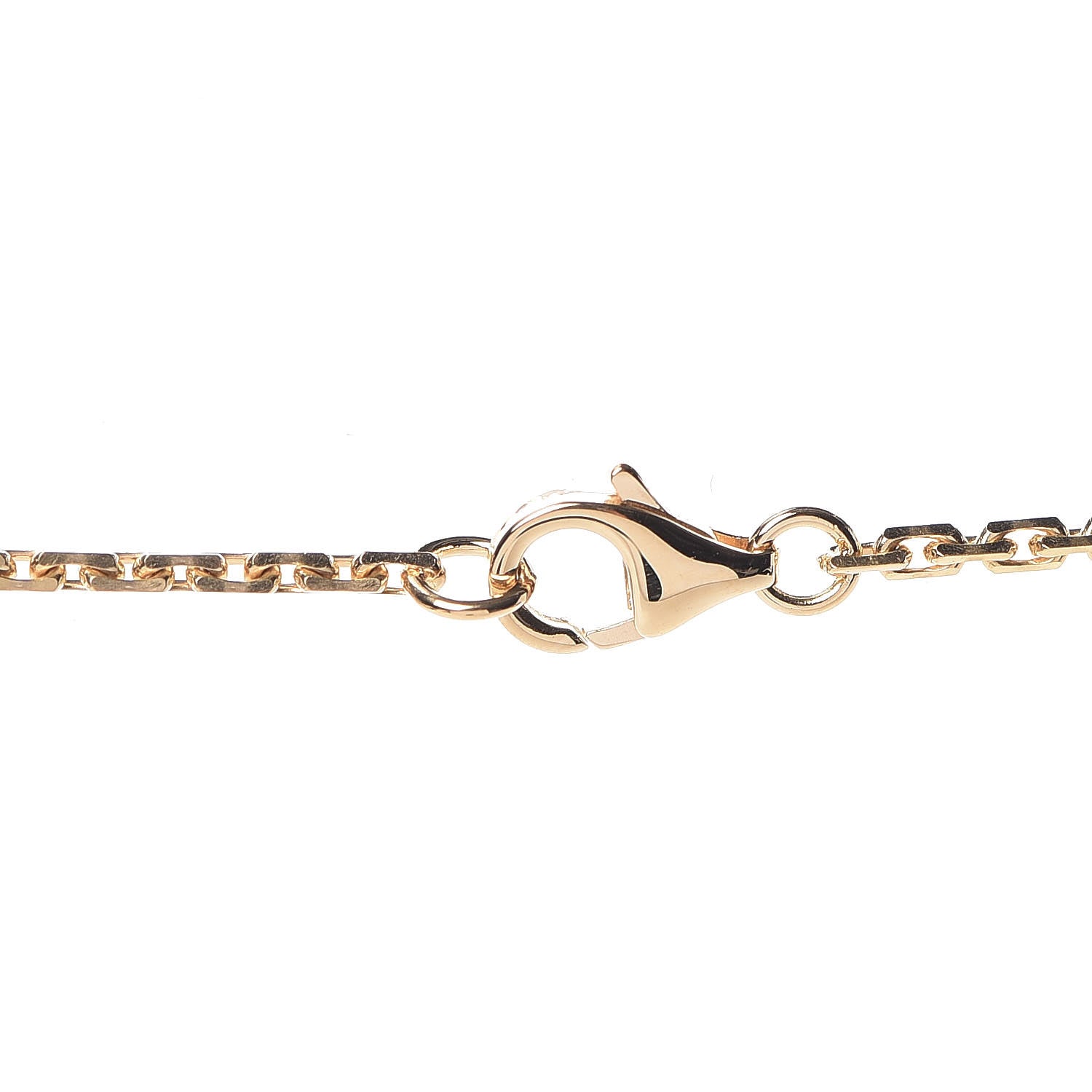Cartier 18K Yellow Gold 3 Diamonds LOVE Pendant Necklace 4 of 6