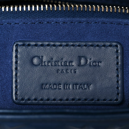 Christian Dior Calfskin Cannage Diamond Small My ABCDior Lady Dior Blue Royale 6 of 10