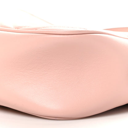 Gucci Calfskin Matelasse Small GG Marmont Chain Shoulder Bag Perfect Pink 10 of 10