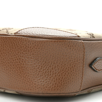 Gucci Monogram Mini Bree Messenger Bag Beige Tabacco 9 of 9