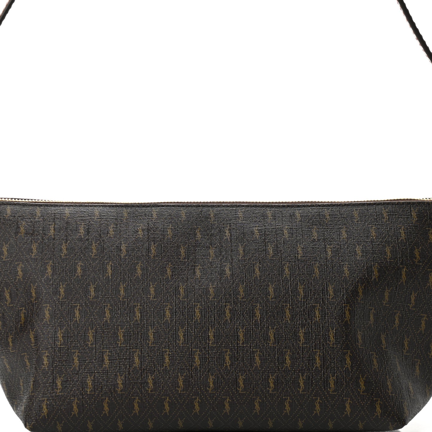 Canvas Smooth Calfskin Le Monogramme Crossbody Bag Chestnut