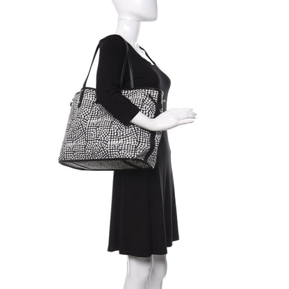 MCM Visetos Medium Project Reversible Shopper Tote Black 2 of 15