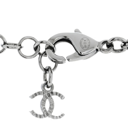 Chanel Ruthenium Crystal CC Chain Necklace 4 of 4