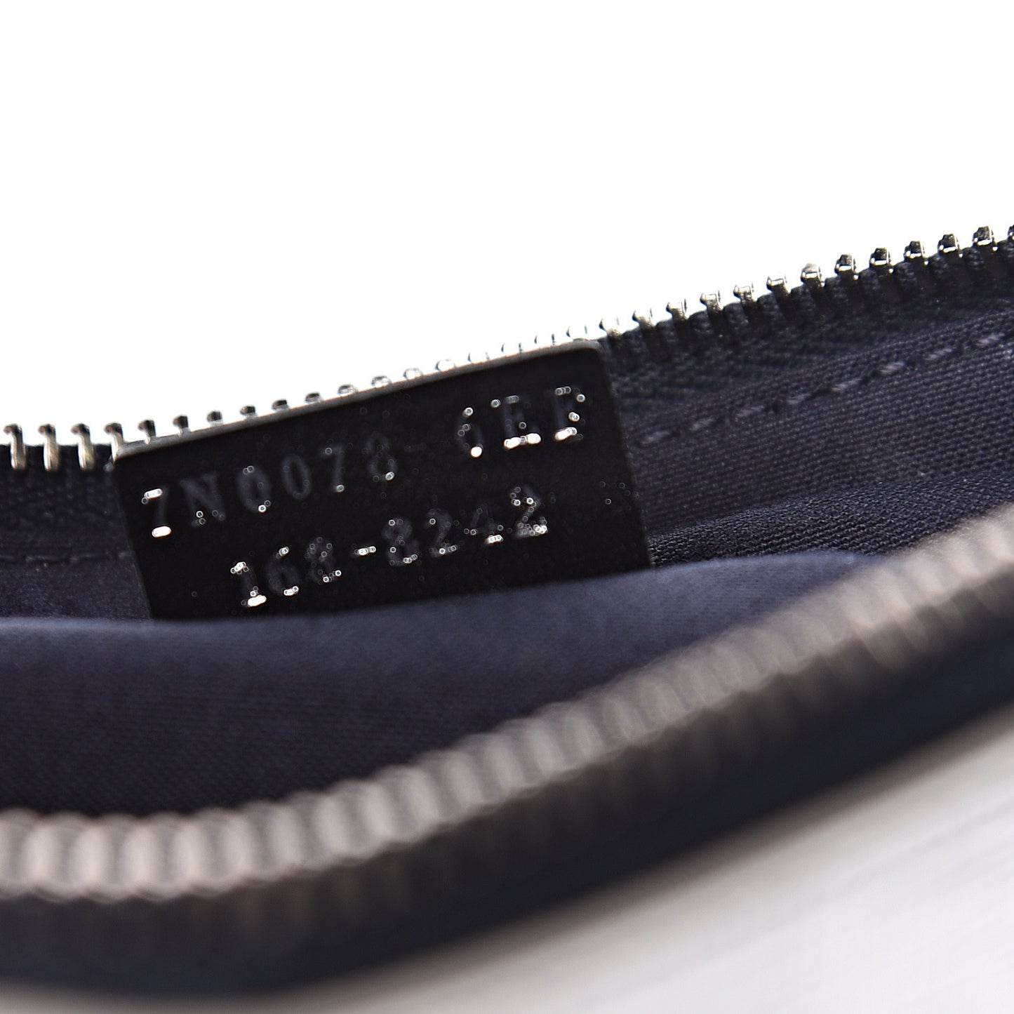 Metallic Vitello Elite Monster Eyes Pouch Navy Multicolor
