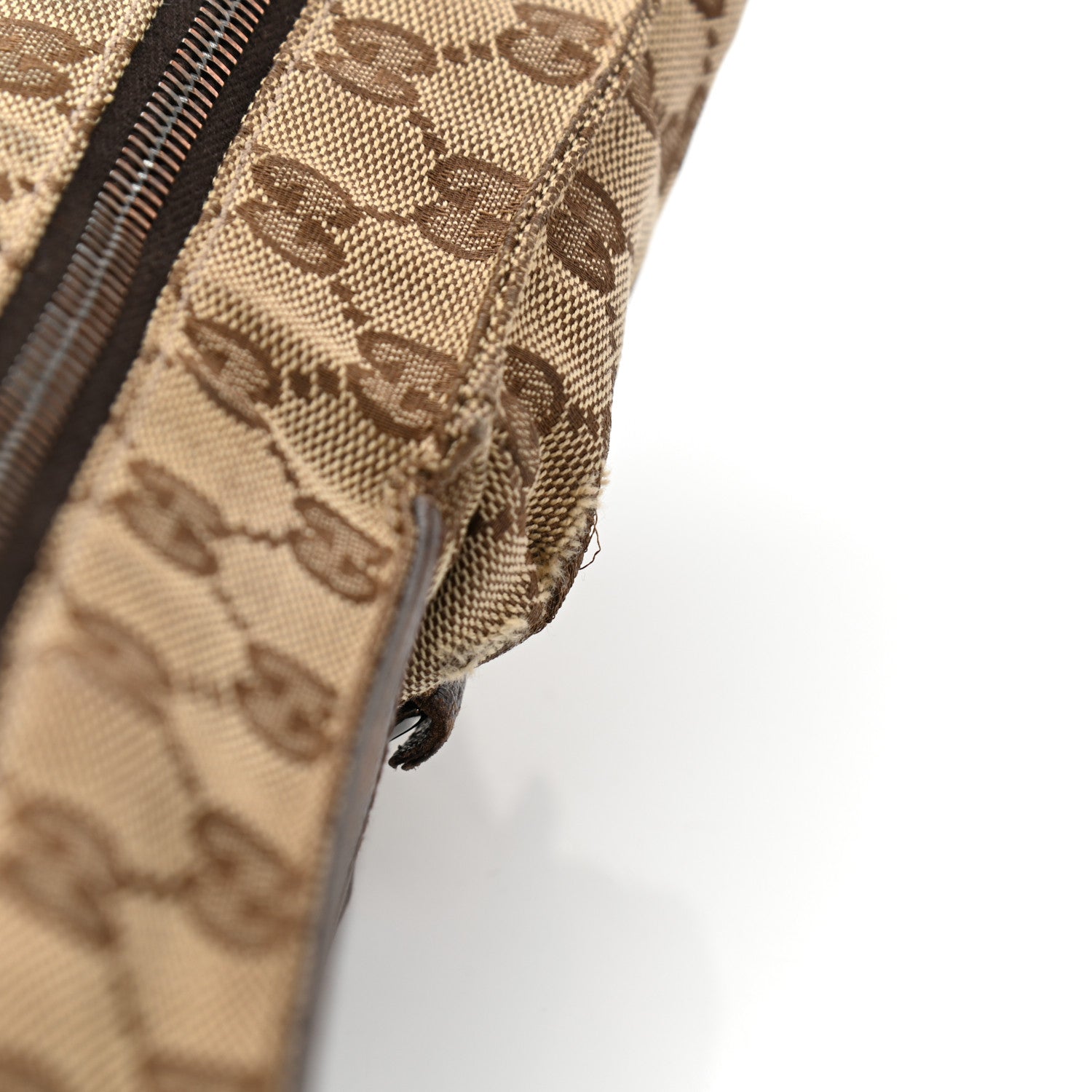 Gucci GG Monogram Double Pocket Belt Bag Dark Brown 13 of 13
