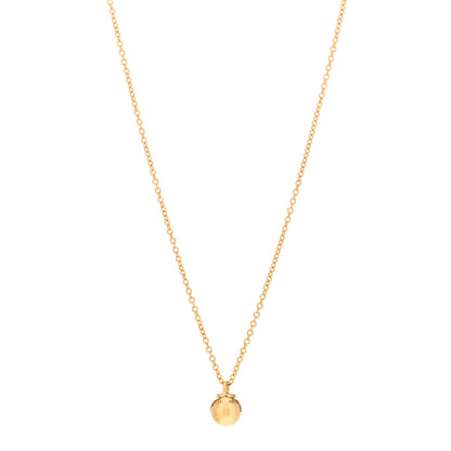 Tiffany 18K Yellow Gold 8mm HardWear Ball Pendant Necklace 1 of 5
