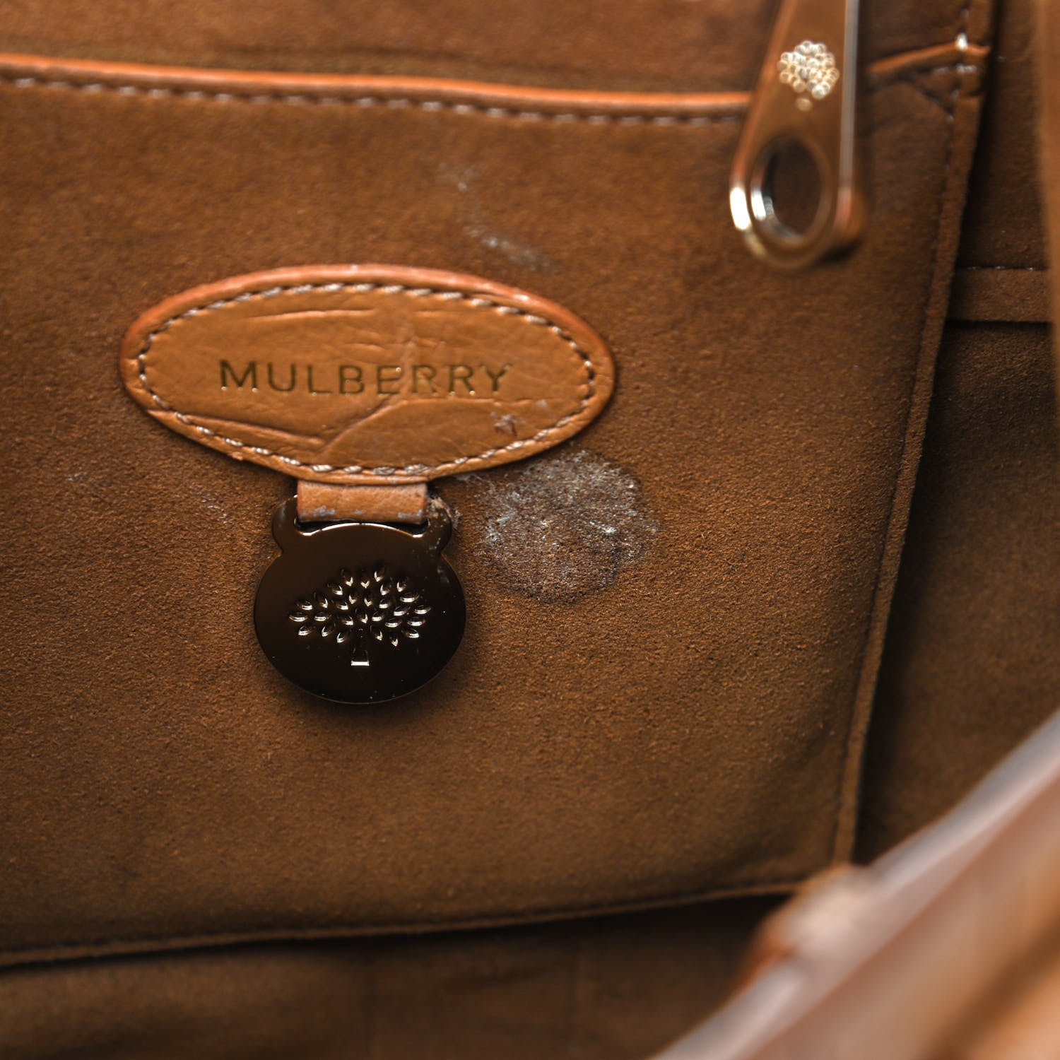 Mulberry Crocodile Embossed Bayswater Camel 8 of 12