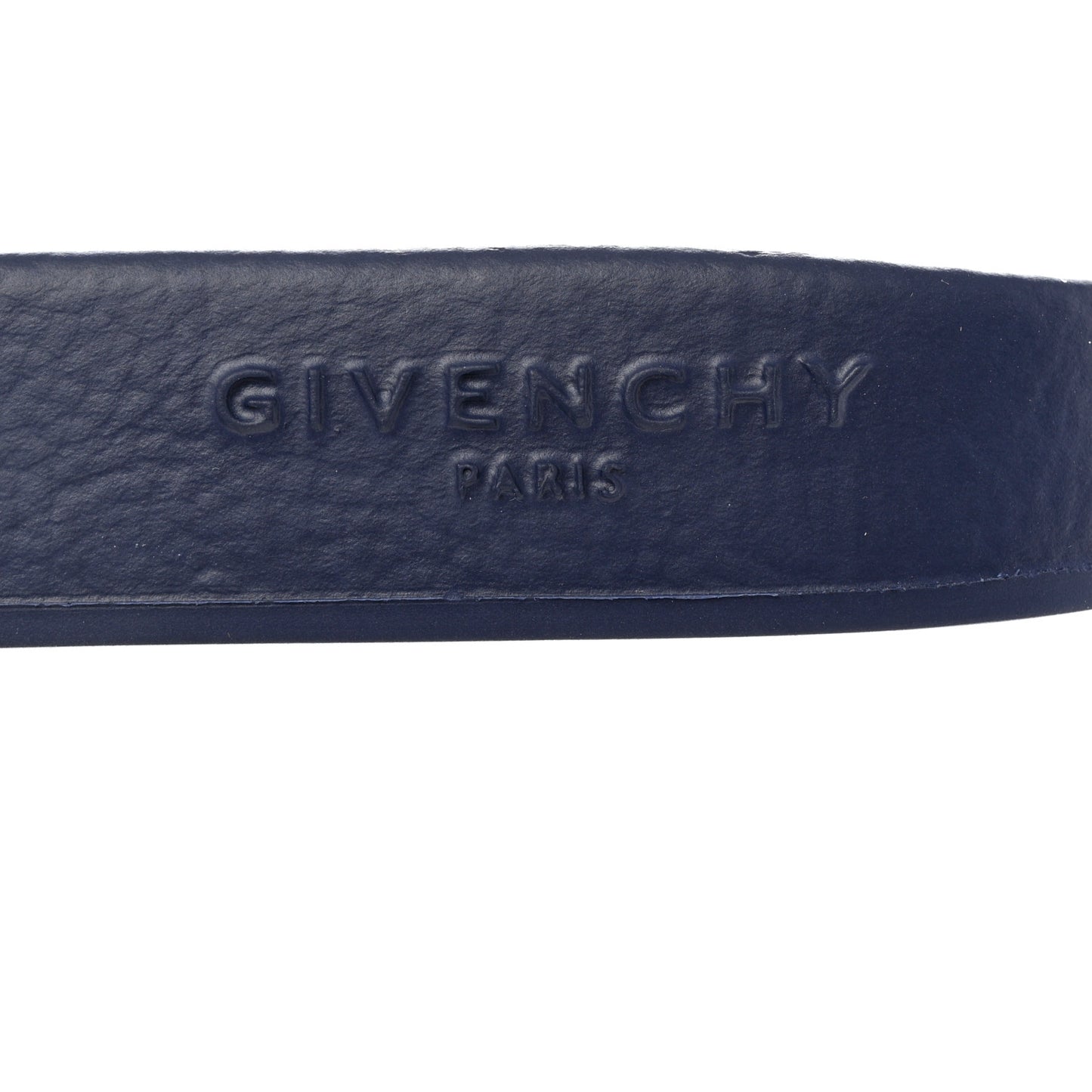 Rubber Logo Pool Slide Sandals 40 Steel Blue
