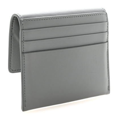 Balenciaga Smooth Calfskin Rodeo Flap Card Holder Cloud Grey 3 of 7