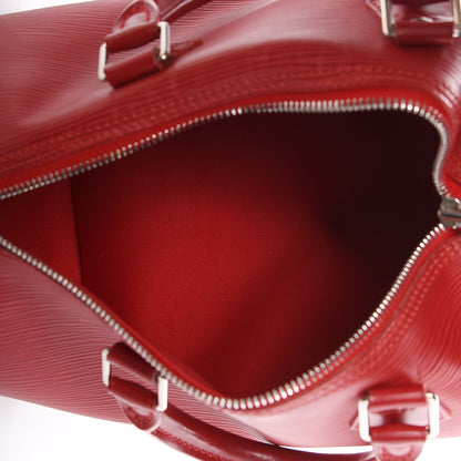 Louis Vuitton Epi Speedy 25 Rouge 5 of 12