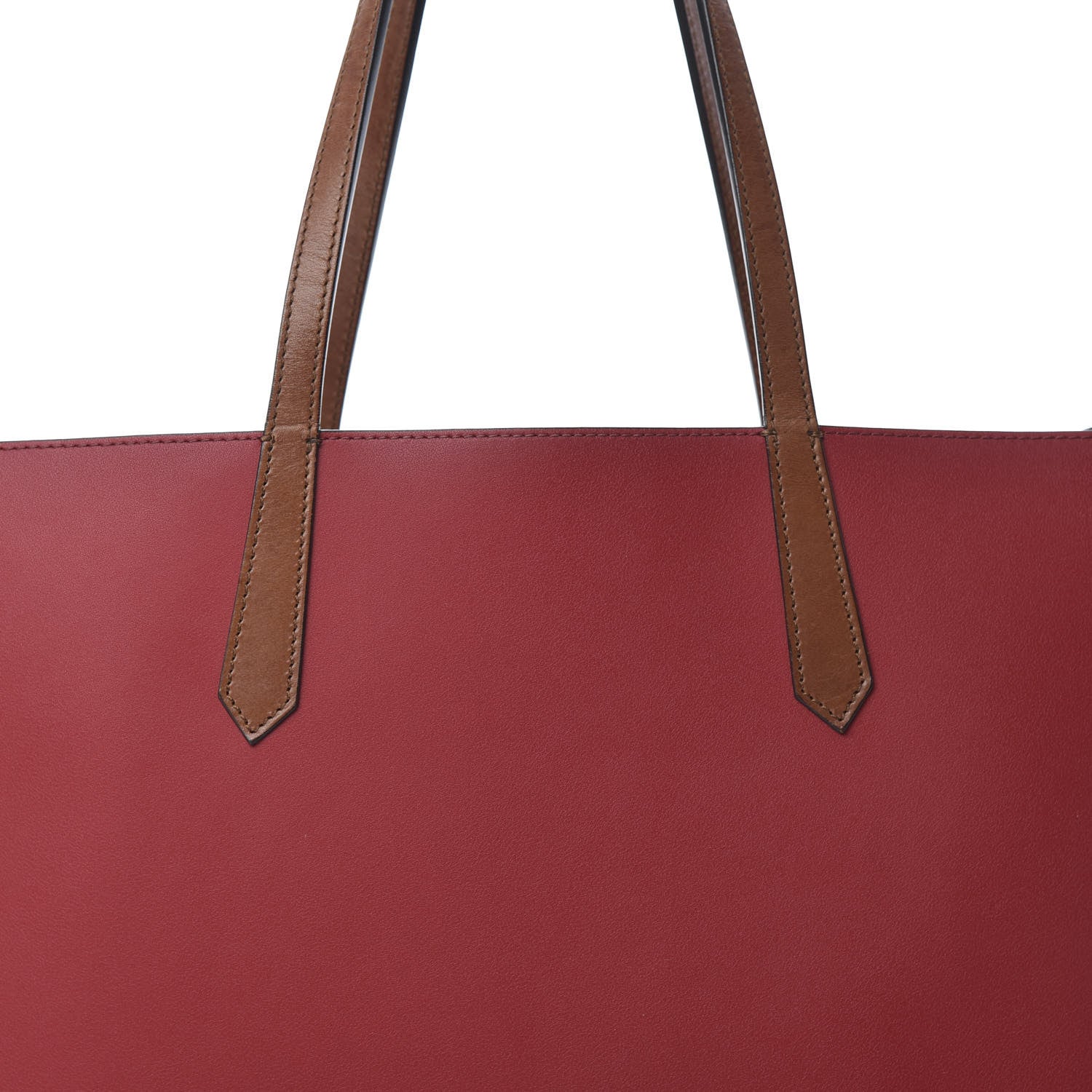Givenchy Calfskin Medium GV Shopper Tote Dark Red 9 of 16