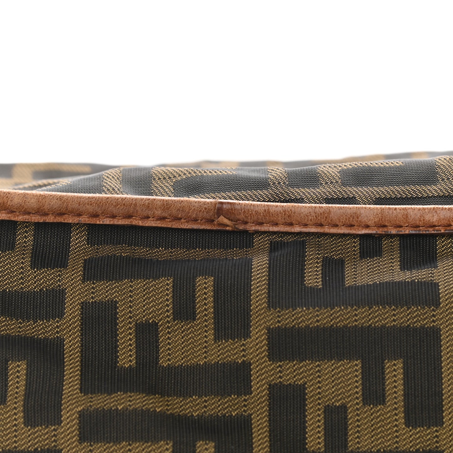 Zucca Vitello Patchwork Shoulder Flap Bag Tobacco Sabbia
