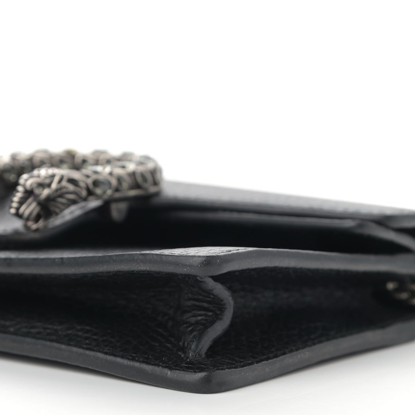 Calfskin Super Mini Dionysus Shoulder Bag Black