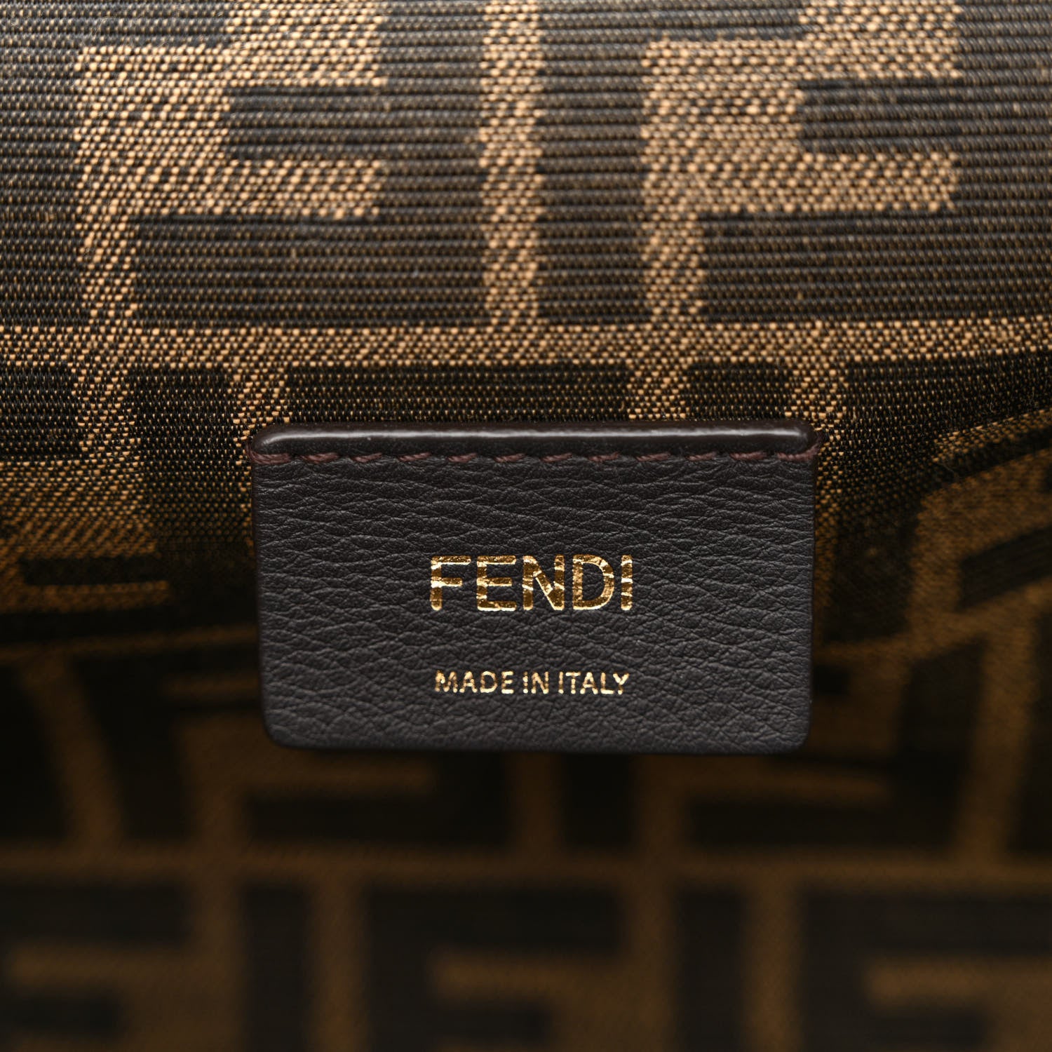 Fendi Shiny Nappa Midi Fendi First Black 5 of 9