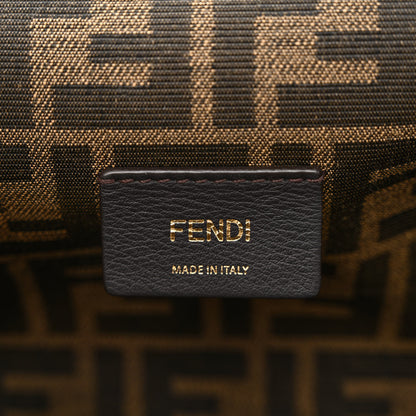 Fendi Shiny Nappa Midi Fendi First Black 5 of 9