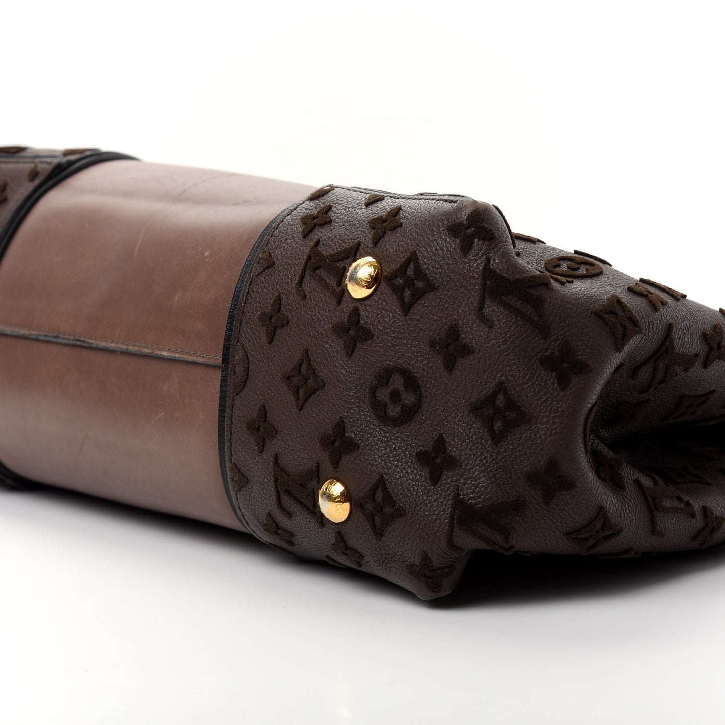 Cuir Orfevre Veau Cachemire Tote W GM Gris