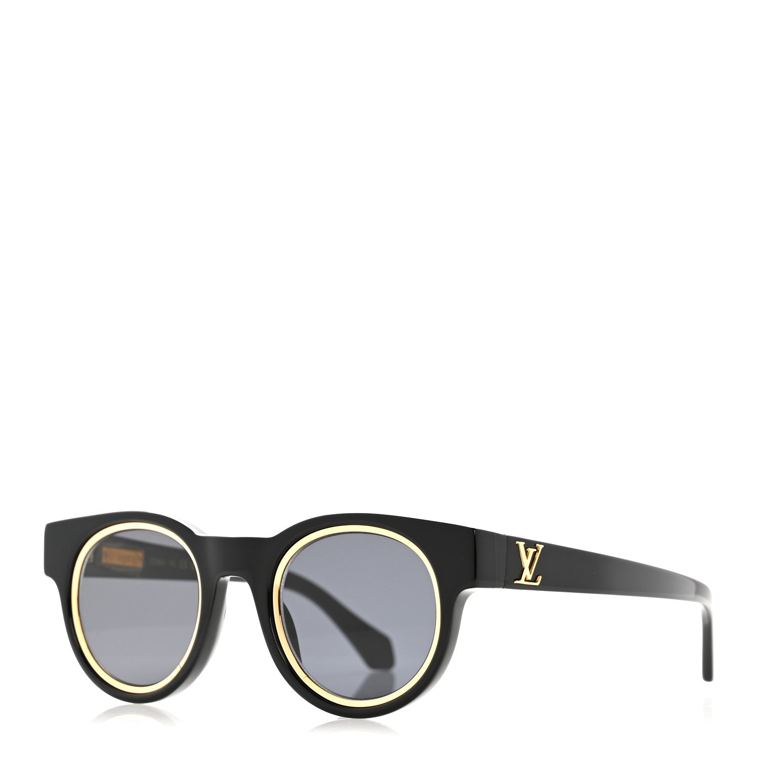 Louis Vuitton Acetate LV Legacy Round Sunglasses Z2506U Black 1 of 10