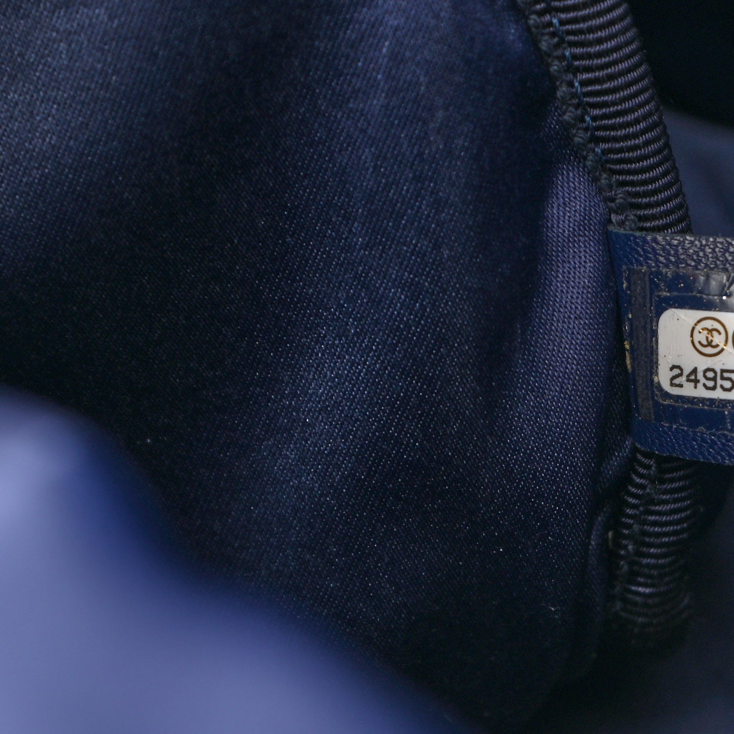 Tweed Nylon Quilted Astronaut Essentials Backpack Navy