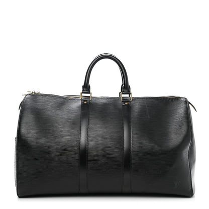 Louis Vuitton Epi Keepall 45 Black 1 of 18