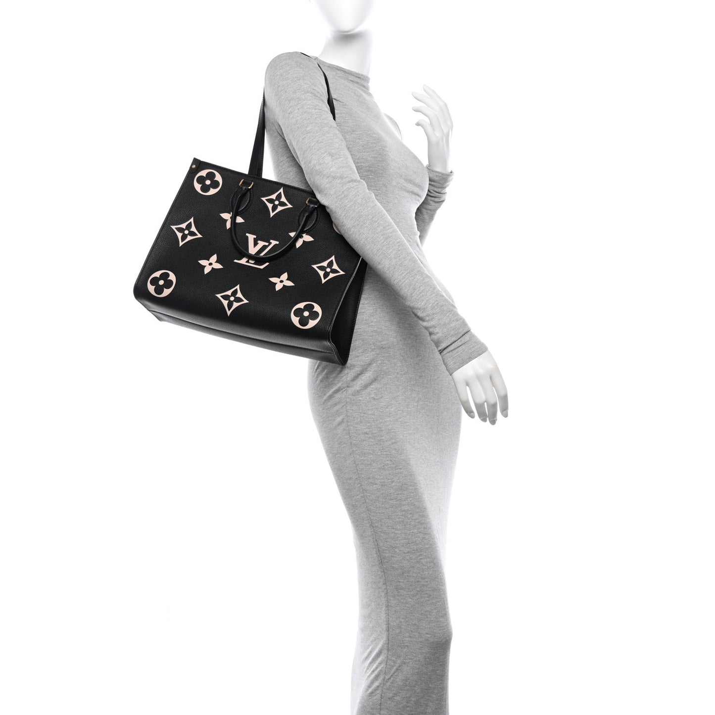 Empreinte Monogram Giant Onthego MM Black Beige