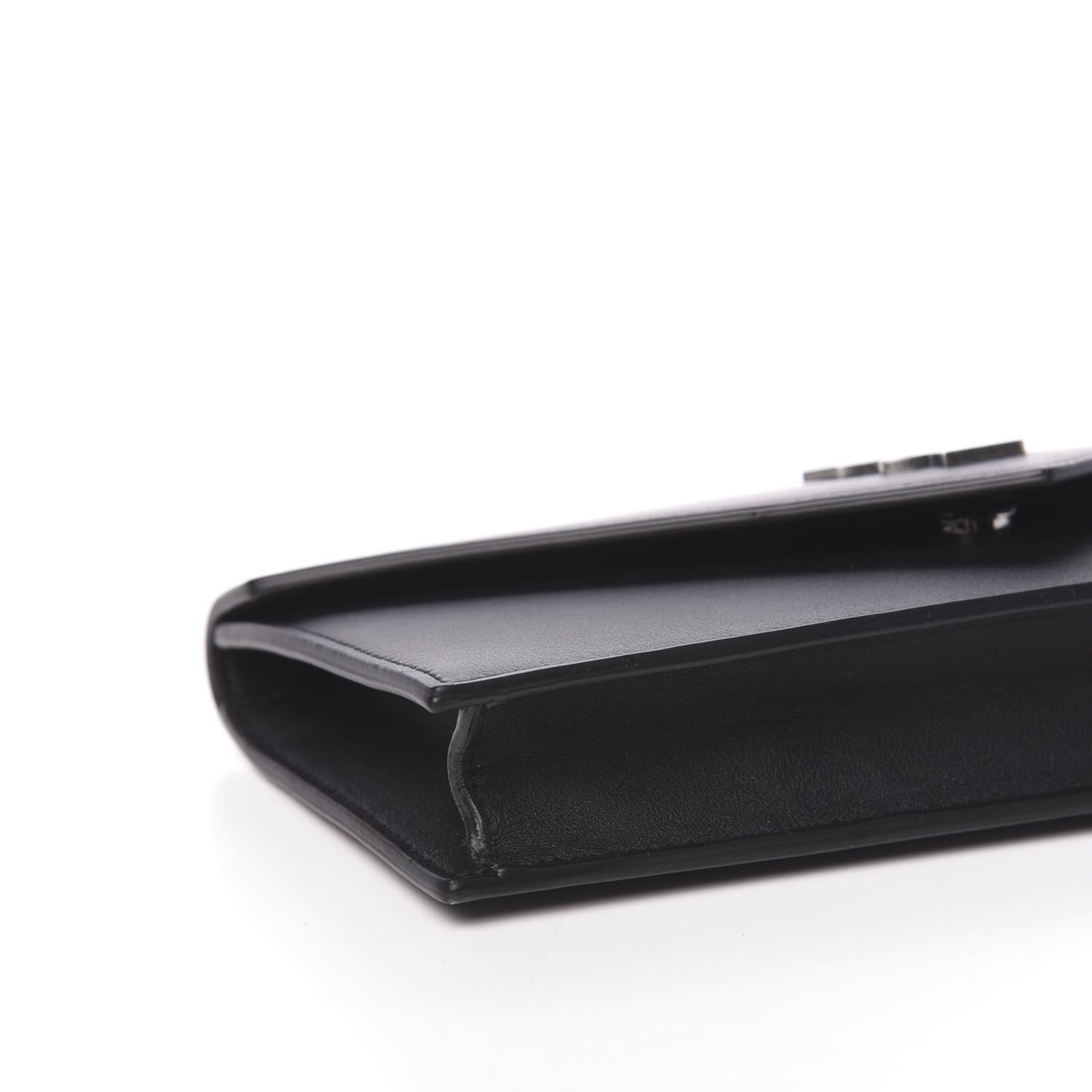 Calfskin Monogram Clutch Black