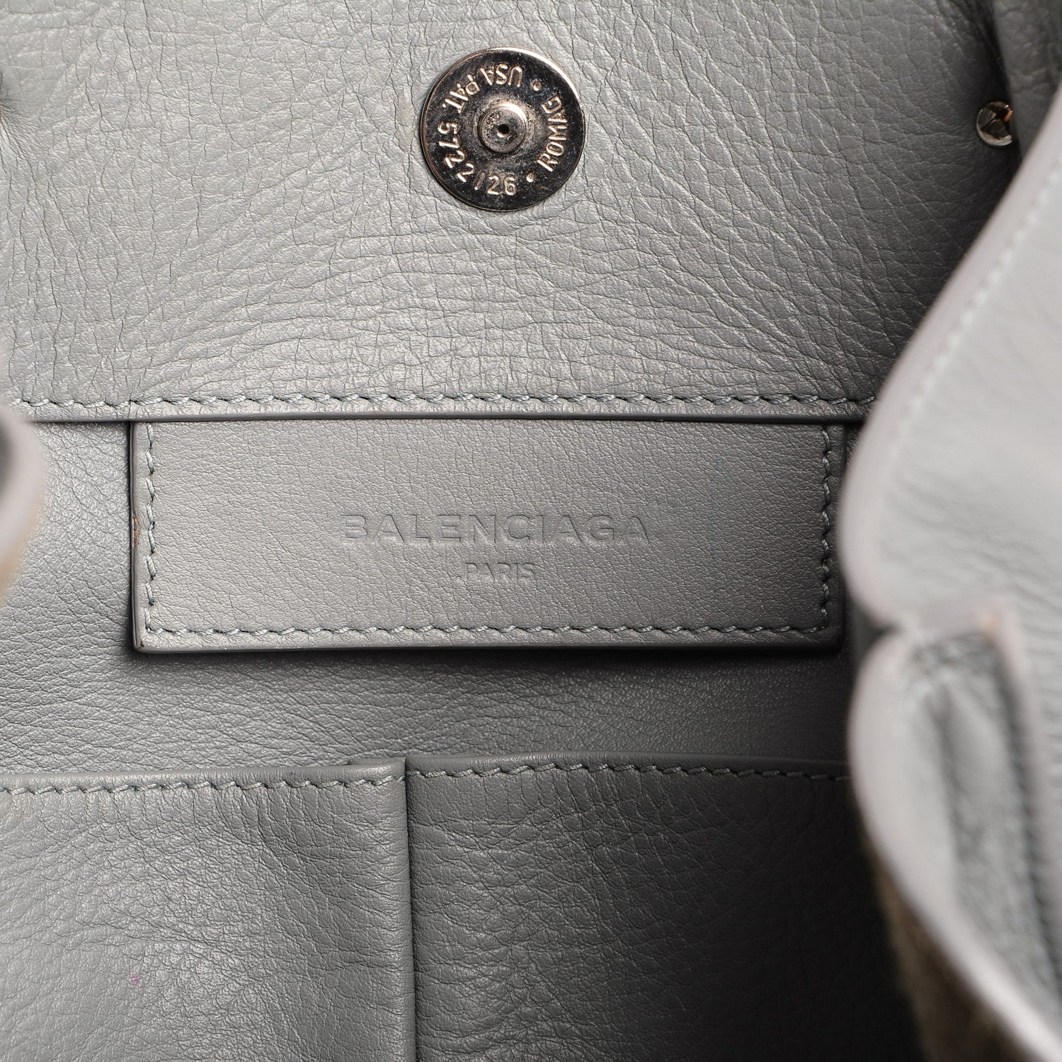 Balenciaga Veau Papier A4 Zip Around Tote Grey 8 of 12