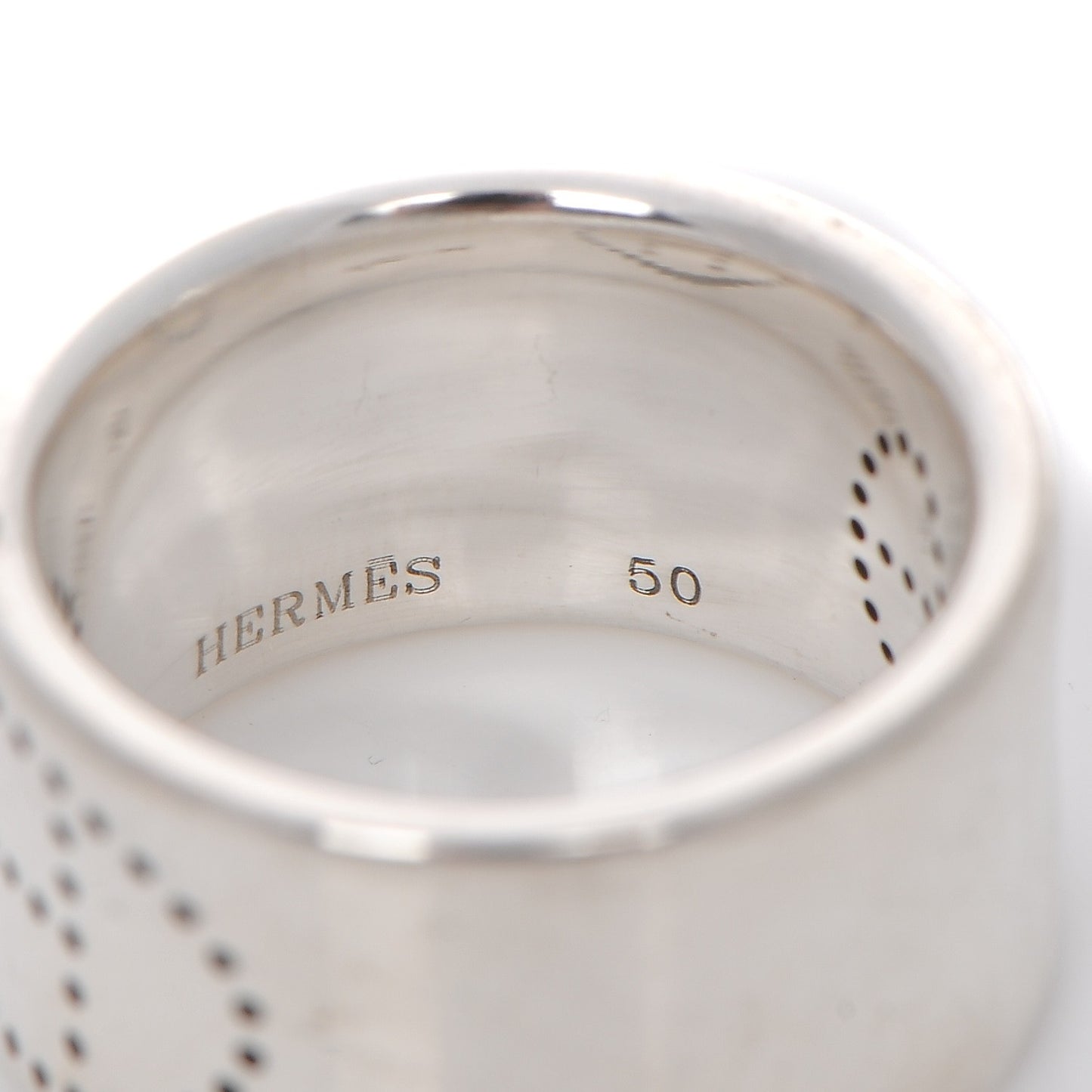 Sterling Silver Eclipse Ruban Ring GM 50 5.25