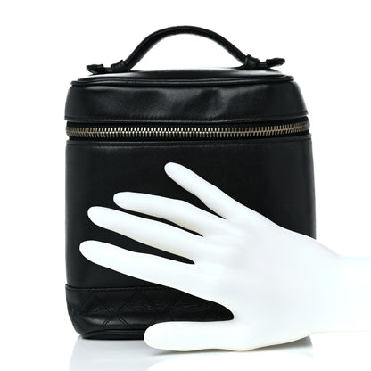 Chanel Lambskin Vanity Cosmetic Case Black 2 of 20