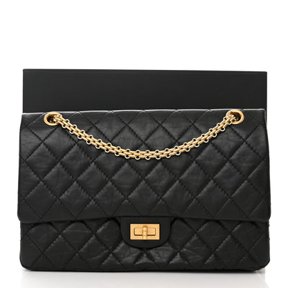 Chanel Aged Calfskin Quilted 2.55 Reissue 226 Flap Black 13 of 13