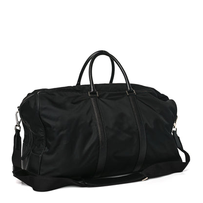 Prada Tessuto Nylon Saffiano Duffle Black 2 of 9
