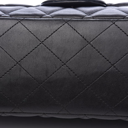 Chanel Lambskin Quilted Maxi Double Flap Black 21 of 22