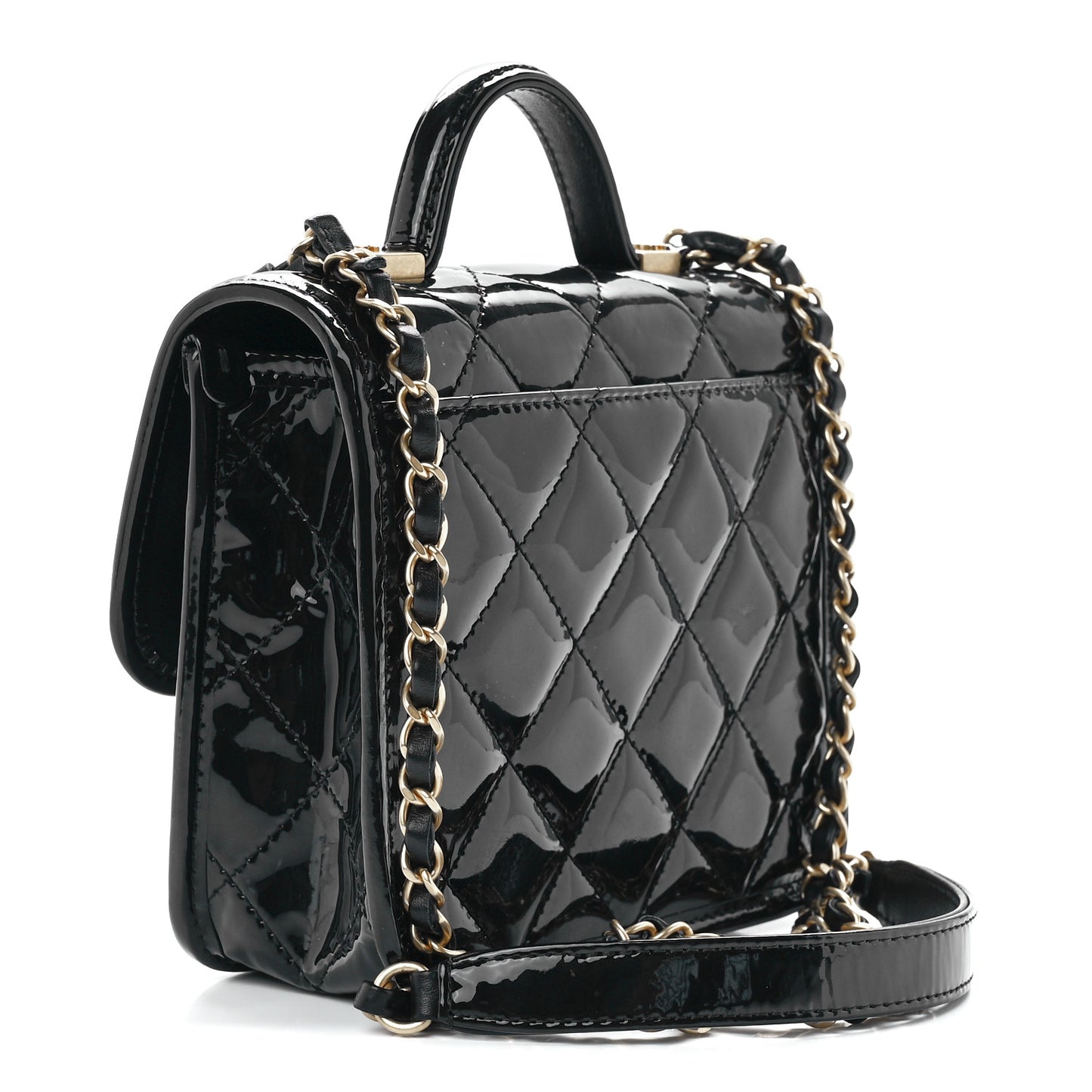 Patent School Memory Mini Top Handle Flap Black