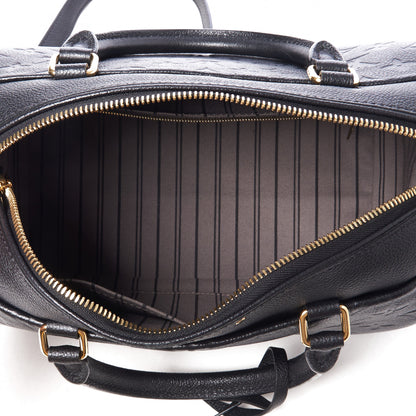 Louis Vuitton Empreinte Speedy Bandouliere 25 NM Black 4 of 8