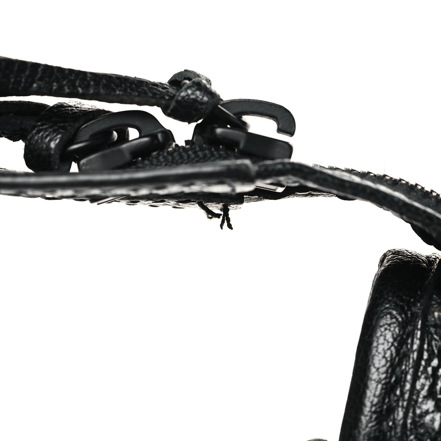 Balenciaga Chevre Black Metallic Edge Hardware S City Black 12 of 12